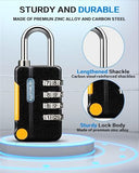 WORVE 2-PACK 4 Digit Outdoor Waterproof Combination Lock