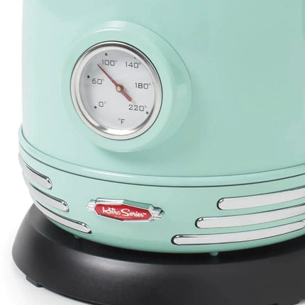 Nostalgia RWK150AQ Retro Stainless Steel Electric Water Kettle 1.7 L Aqua