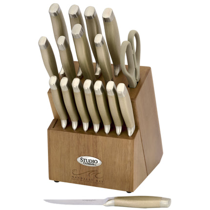 Studio Cuisine™ 18 Piece Peened Knife Block Set 71821