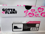 Gotta Flurt Women's Disco II Hi Black Sequin Hip Hop Dance Sneaker