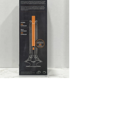 Espresso Carousel For 50 Capsules Spins 360degrees (Black)