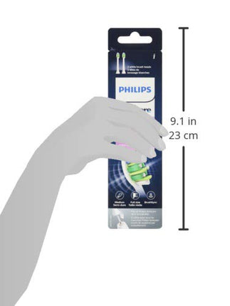 Philips Sonicare Specialty Intercare Replacement Brush Heads, White, HX9002/92