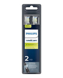 Philips Sonicare DiamondClean Replacement Brush Heads, Black, 2 Pack, HX6062/90