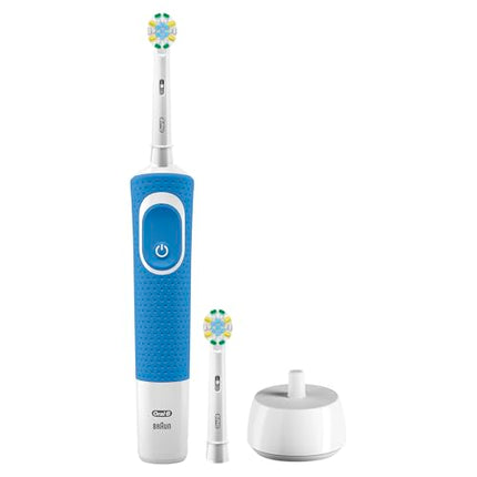 Oral-B Pro 400 Floss Action Vitality Electric Toothbrush with (2) Brush Heads, Rechargeable, Blue