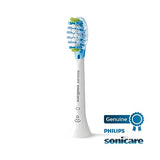 Philips Sonicare C3 2-in-1 Plaque Removal+Whitening Brush Heads, Genuine Replacement Toothbrush Heads, White, 2 Pack, HX9042/65