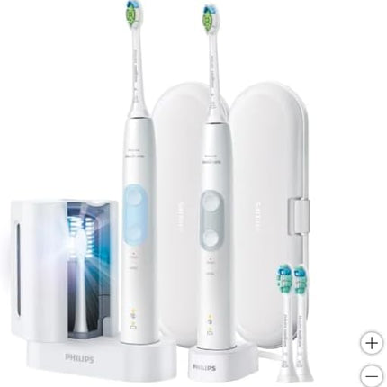 PHILIPS SONICARE Optimal Clean UV Sanitizer Power Toothbrush HX6829/73