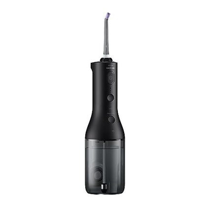 Philips Sonicare Power Flosser 3000 Cordless, Oral Irrigator Quad Stream technology and whisper quiet, Black, HX3826/23