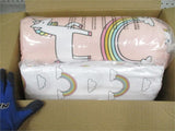 Amazon Basics Kid's Easy Care Microfiber Bed-in-a-Bag 5-Piece Bedding Set, Twin, Unicorns & Rainbows R66B