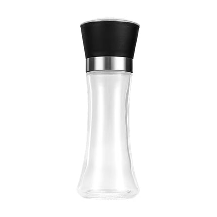 Manual Pepper Grinder | Stainless Steel & Glass Spice Mill | Adjustable Coarseness for Pepper, Salt & Seasonings | Kitchen & Home Use