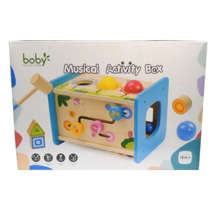 Boby Wooden Musical Activity Box