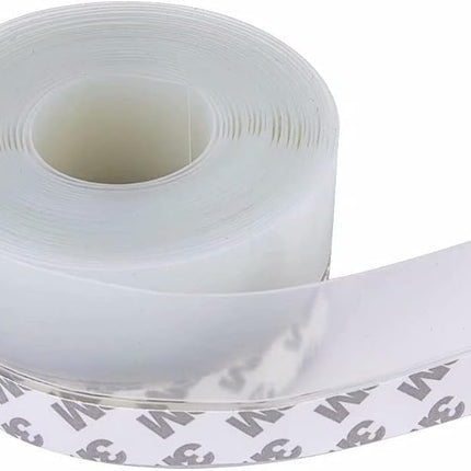 33Ft Silicone Seal Strip,Weather Stripping for Door or Window,Weatherproof Soundproof Self Adhesive Door Strip Bottom, Door Draft Stopper Silicone Strip Tape for Door Window and Shower Glass
