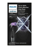 Philips Sonicare Power Flosser 3000 Cordless, Oral Irrigator Quad Stream technology and whisper quiet, Black, HX3826/23