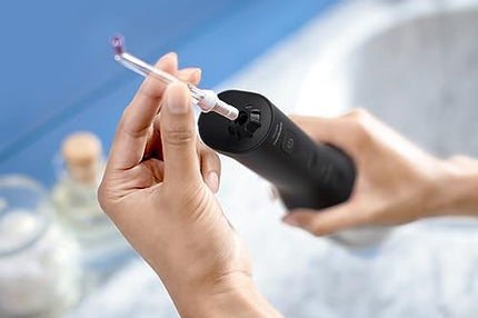 Philips Sonicare Power Flosser 3000 Cordless, Oral Irrigator Quad Stream technology and whisper quiet, Black, HX3826/23