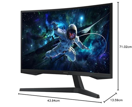 Samsung Odyssey 32 inch Curved Gaming Monitor 165 Hz 1 ms,  LS32CG550ENXZA - KM1