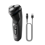 Philips Electric Shaver Series 3300, Wet & Dry with Self-Sharpening PowerCut Blades, S3343/13