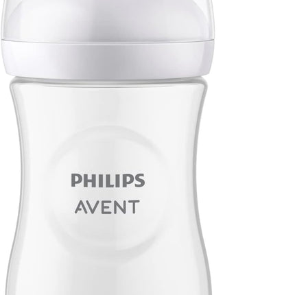 Philips Avent Natural Baby Bottles with Natural Response Nipples, 9oz, 3-pack, SCY903/03