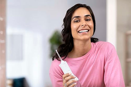 Philips Sonicare Power Flosser 3000 Cordless, Oral Irrigator Quad Stream technology and whisper quiet, White, HX3826/21