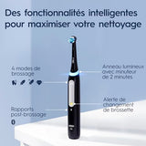 Oral-B iO4 Electric Toothbrush, for a Gentle Clean and Healthier Gums, White, iO Series 4 with 1 Toothbrush, 1 Brush Head, and 1 Travel Case