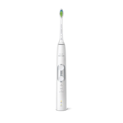 Philips Sonicare Protectiveclean 6100 Rechargeable Electric Toothbrush, Whitening, White, HX6877/21