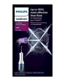 Philips Sonicare Power Flosser 3000 Cordless, Oral Irrigator Quad Stream technology and whisper quiet, White, HX3826/21