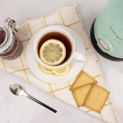 Nostalgia RWK150AQ Retro Stainless Steel Electric Water Kettle 1.7 L Aqua