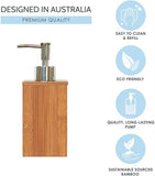 CIRCOA Bamboo Timber Soap & Lotion Dispenser