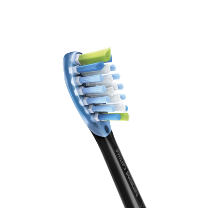 3 Pack Philips Sonicare C3 Premium Plaque Control Standard Sonic Toothbrush Heads, Black-HX9043/25