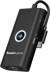 (NEW OPEN) Creative Sound Blaster G3 USB-C External Gaming USB DAC and Amp for PS4, Nintendo Switch, Ft. GameVoice Mix (Audio Balance for Game/Chat), Mic/Vol Control and Mobile App Control, Plug-and-Play