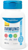 Progressive Immuno daily support 60 Vegetable Capsules, with Vitamin C, Beta-Glucan and Zinc, 60 Count