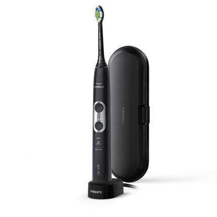 Philips Sonicare Protectiveclean 6100 Rechargeable Electric Toothbrush, Whitening, Black, HX6870/41
