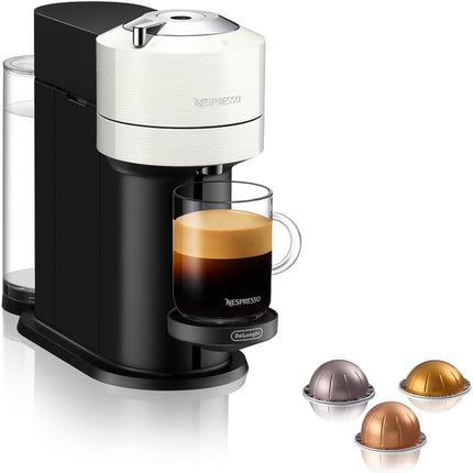 Nespresso Vertuo Next Single Serve Coffee and Espresso Machine NV120W by De'Longhi, White