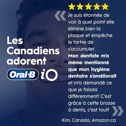 Oral-B iO7 Electric Toothbrush, for Clinically Proven Complete Protection, White, iO Series 7 Limited