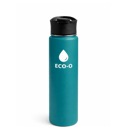 ECO-O Insulated Stainless Steel Water Bottle – 500 ml | 24h Cold / 12h Hot | Leak-Proof, BPA-Free & Dishwasher Safe | Designed in Canada