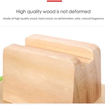 Wooden Artificial Telephone Child Early Childhood Education Puzzle Baby Shape Digital Cognitive Toy T122