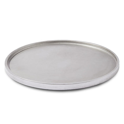 DN DECONATION Silver Ottoman Tray, 14 Inch Trays for Home Bathroom Decor X004MABIUB