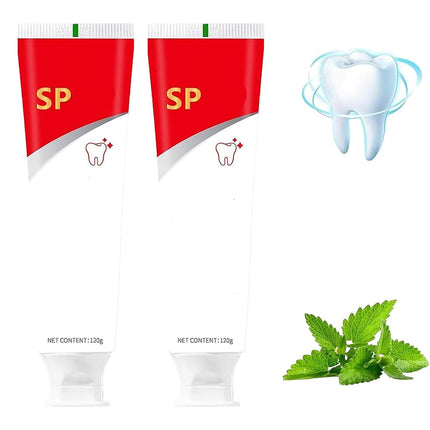 YAYASHI Set Of 2 of Probiotics SP-6 Whitening Toothpaste Set, 120g each Tube