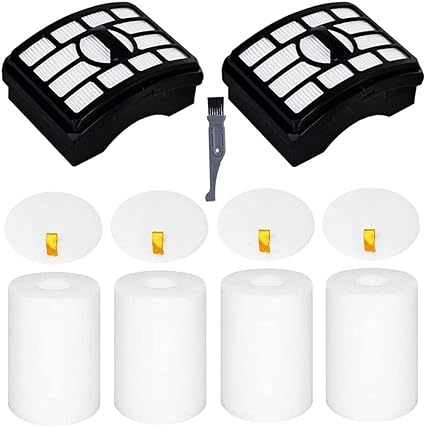 I clean 6 Packs Replacement Filters for Shark Shark NV501 & Rotator Pro Lift-Away NV500,NV501, NV502, NV505, Compare to Part # Xff500 Xhf500 [Not fit Rotator NV650 NV755 Series]