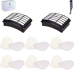 I clean Shark Navigator Lift Away Replacement Filters Compatible for NV352 NV350 NV351 NV355 NV356 NV356E NV357,6 Packs Foam and Felt Filter & 2 Hepa Filter for Vacuum Cleaner Parts # XFF350 # XHF350 (8 pcs)