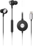 Black Helix Active Noise Cancelling USB-C Earbuds