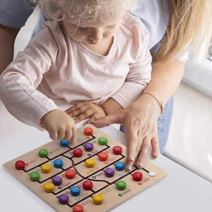 Montessori Toys for Babies | Numbers and Math Board Game | Learning Boards | Wooden Toys | Kids Puzzle | Learning & Education Toys | Perfect for Ages 3 Years and Older