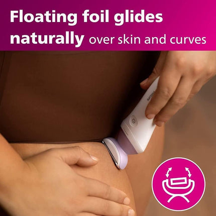 (New Open) Philips Female Grooming Lady Shaver Series 6000, 4 accessories, BRL136/00