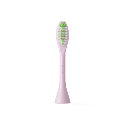 Philips One by Sonicare Electric Toothbrush Heads, Motorized Sonicare Toothbrush Heads, Brush Head Pack (2 Heads), Pink, BH1022/20