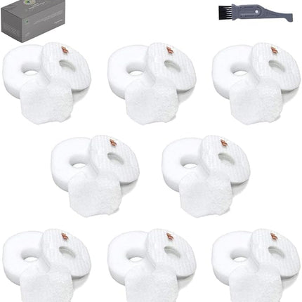 I clean 8-PacksReplacement Foam Felt Filter Set for Shark HV300 Filters Compatible for #XFFV300 HV300W HV301 HV302 HV303 HV305 HV308 HV310 UV450