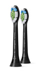 Philips Sonicare DiamondClean Replacement Brush Heads, Black, 2 Pack, HX6062/90