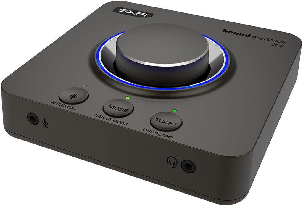 Creative Sound Blaster X4 Hi-res 7.1 External USB DAC and Amp Sound Card