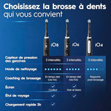 Oral-B iO4 Electric Toothbrush, for a Gentle Clean and Healthier Gums, White, iO Series 4 with 1 Toothbrush, 1 Brush Head, and 1 Travel Case