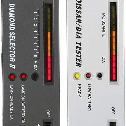 Practical Jewelry Diamond Selector II Moissanite Tester Portable Testing Tool Set White