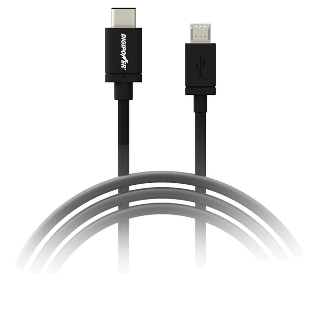 Digipower Charge & Sync Cable USB-C to Micro-USB 15W 2m