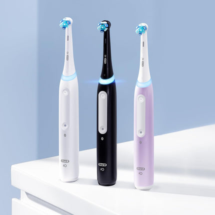 Oral B iO Series 4 Electric Toothbrush with (1) Brush Head, Rechargeable, Light Blue (Model iO G4.1A6.1K)