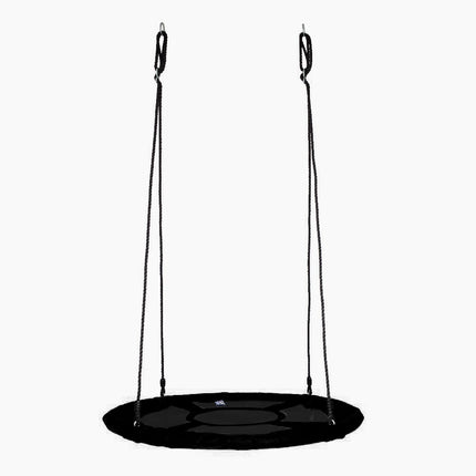 Disc Giant Nest Web Rope Hanging Tree Swing Seat Set Heavy Duty Easy to Set Up for Kids Children Adult Outdoor Backyard Garden 40"/24"